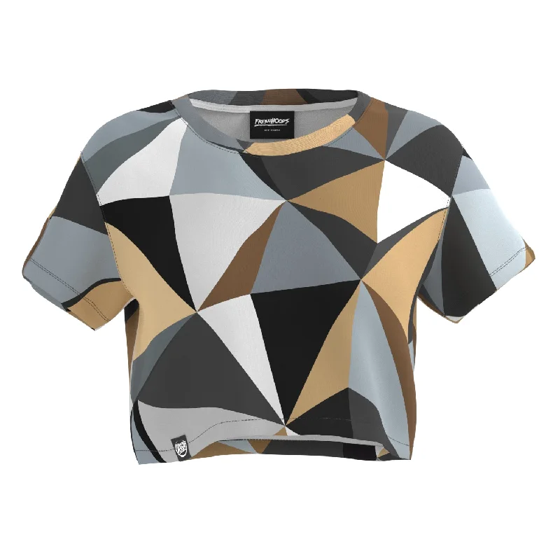 Cubes Woods Crop Top