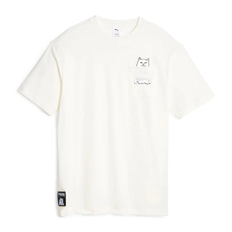 PUMA X RIPNDIP Lord Nermal Pocket Tee (Warm White)