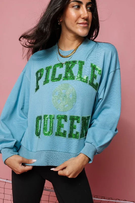 Aqua Pickle Queen Sweatshirt