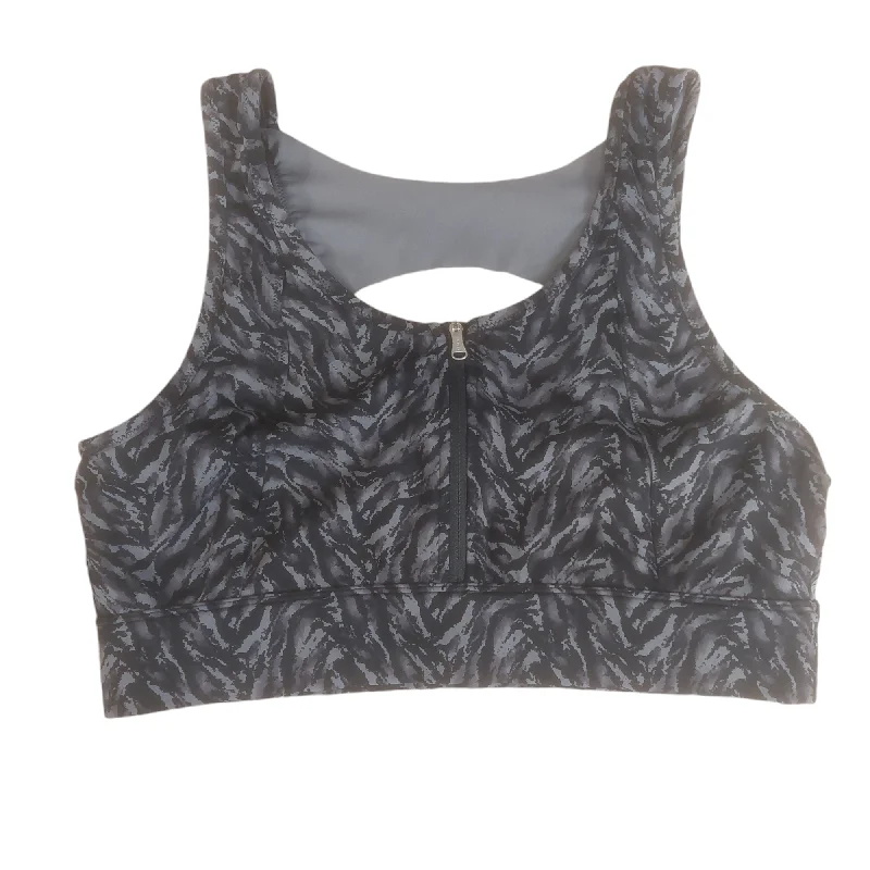 Athletic Bra By Varley In Grey, Size: L