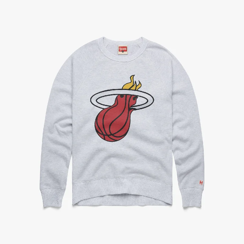 Miami Heat Logo Crewneck