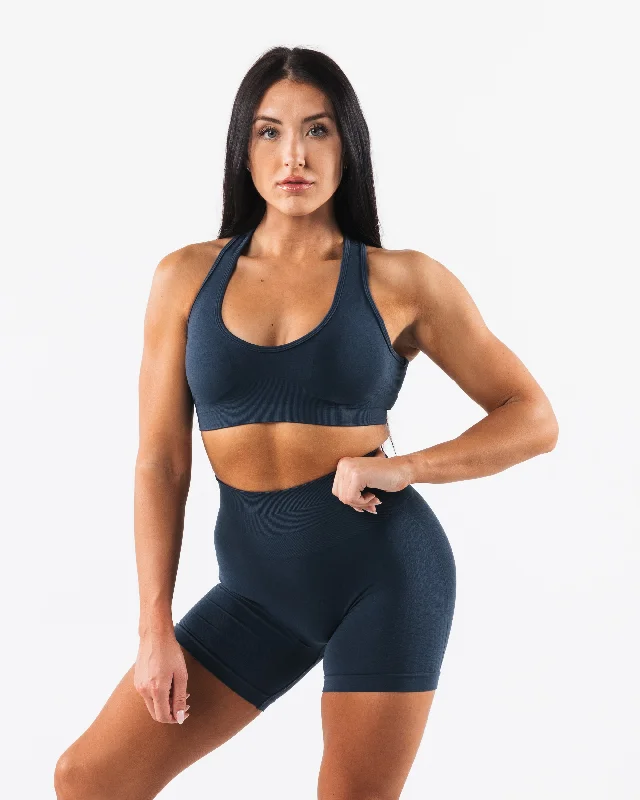 Amplify Contour Bra - Trusted Blue